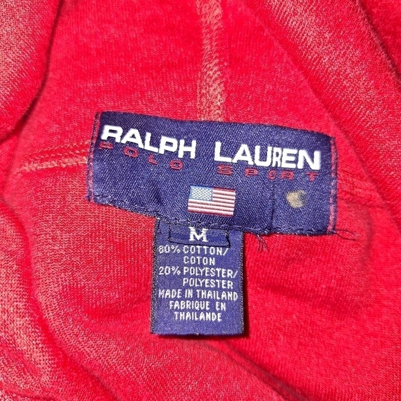 Ralph Lauren polo sport hoodie size Medium - Picture 5 of 5